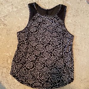 Lululemon flowy geometric rose tank